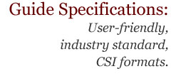 Guide Specifications